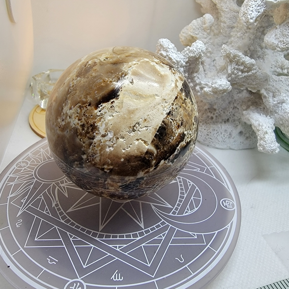 CHOCOLATE CALCITE SPEAR